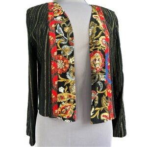 Vintage: Carole Little Petites Open Style Jacket -S/M (see measurements)